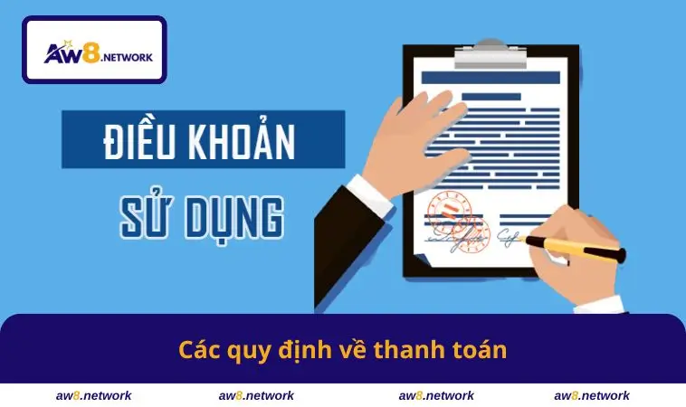 Các quy định về thanh toán