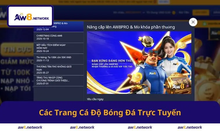 Các Trang Cá Độ Bóng Đá Trực Tuyến