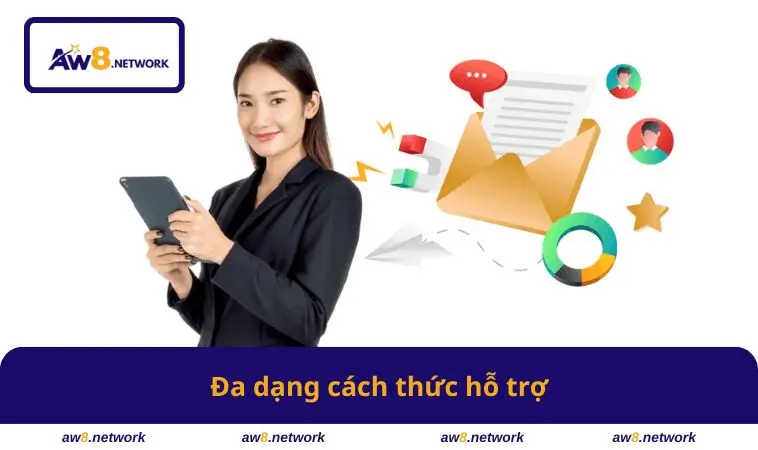 Đa dạng cách thức hỗ trợ