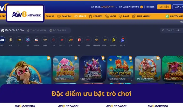 Đặc điểm ưu bật trò chơi