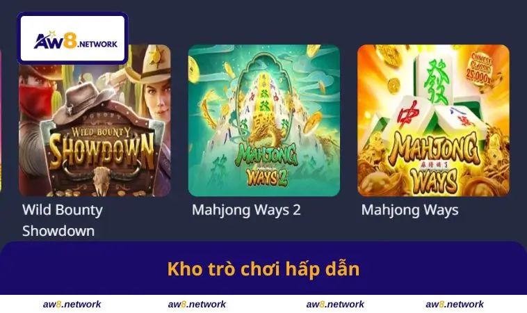 Kho trò chơi hấp dẫn