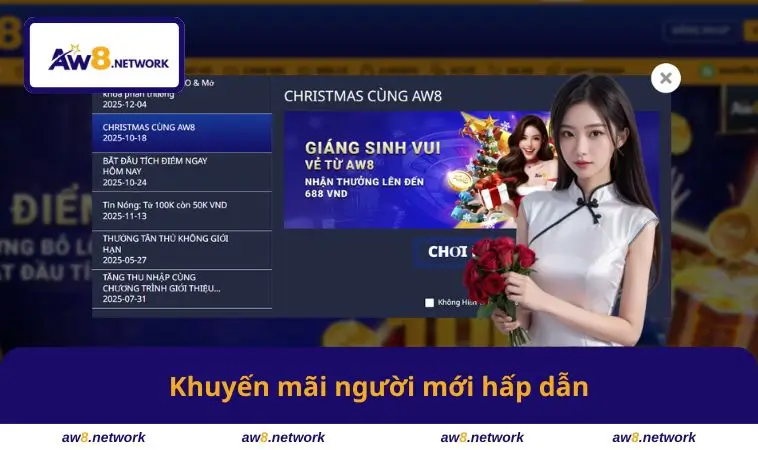 Khuyến mãi người mới hấp dẫn