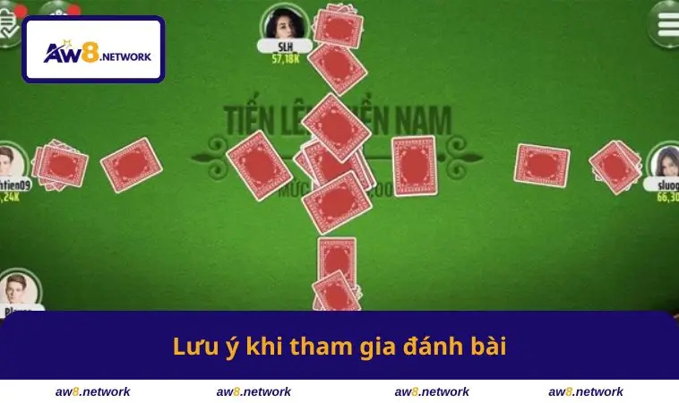 Lưu ý khi tham gia đánh bài