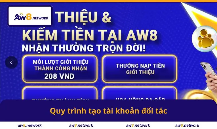 Quy trình tạo tài khoản 