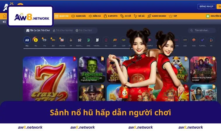 Sảnh nổ hũ hấp dẫn người chơi